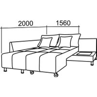Угловой диван ПетраМебель Оскар Комфорт (бежевый)