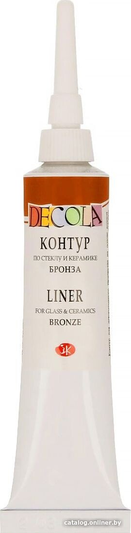 Контур Decola по стеклу и керамике № 2 18 мл 5303963 бронза