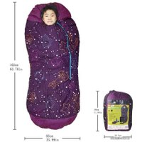Спальный мешок AceCamp 3979 (фиолетовый/кокон)