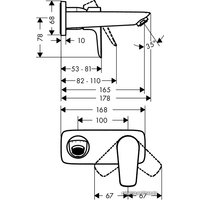 Смеситель Hansgrohe Talis E 71732000