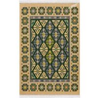 Ковер для жилой комнаты Shahintex Etno Icarpet 120x180 002 455474 (малахит)