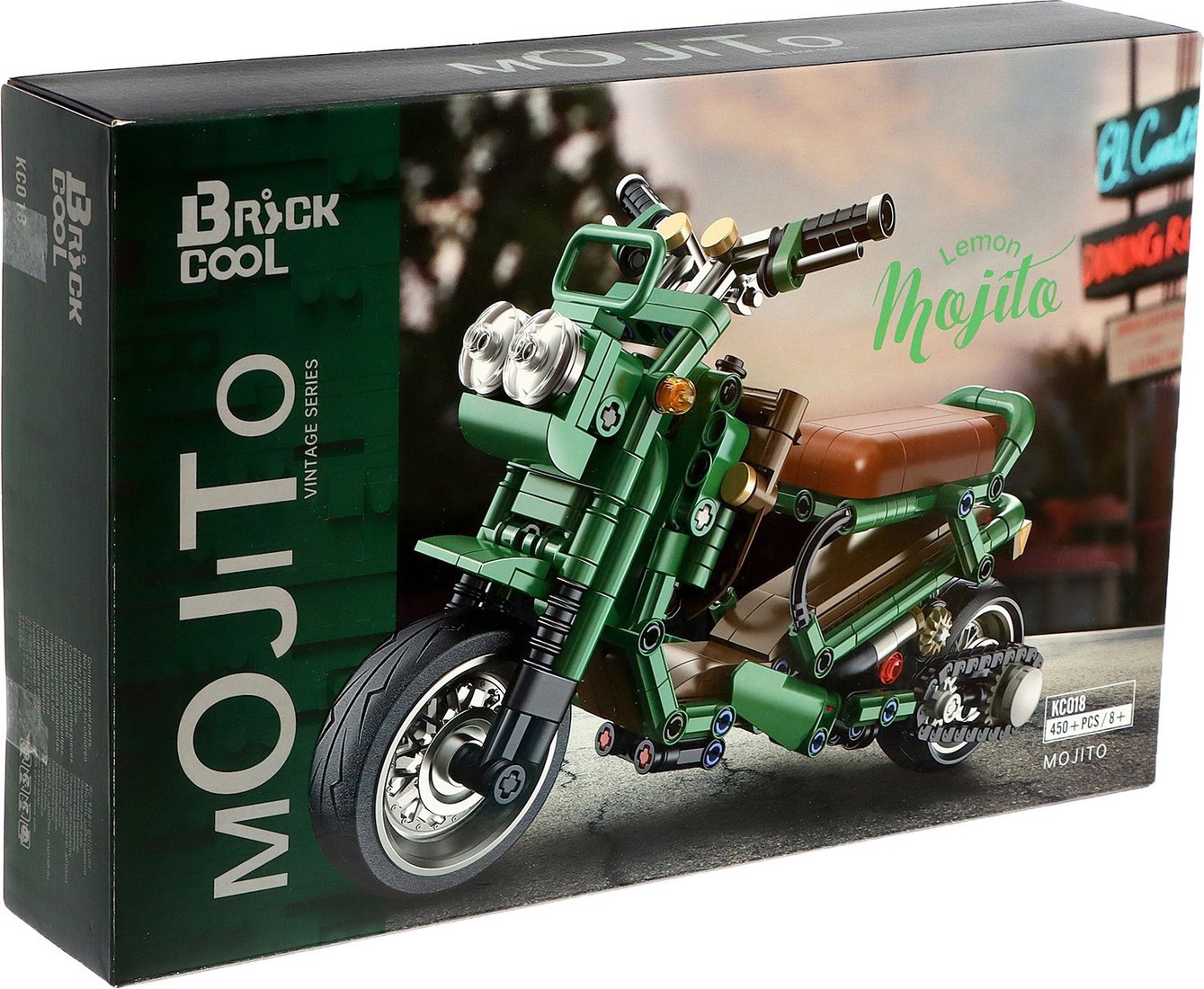 

Конструктор Decool Brick Cool Мопед KC018