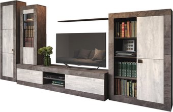 Горка КМК Мебель Лондон 0919 (оникс/бетон светлый)