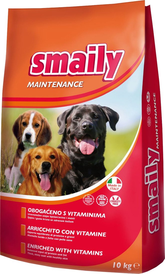 

Сухой корм для собак Smaily Adult Maintenance для всех взрослых пород 10 кг
