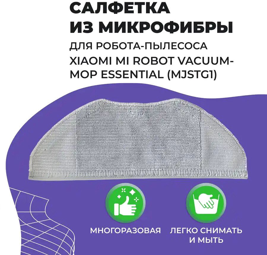 

Салфетка USBTOP для Xiaomi G1 Mi Robot Vacuum-Mop Essential (MJSTG1) 558093