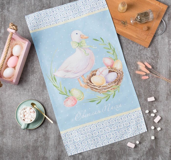 

Полотенце Этель Пасхальные радости 4778290 (голубой)