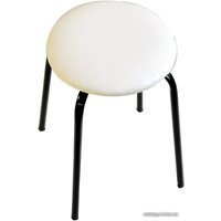 Табурет Фабрика стульев Эконом (белый/черный)