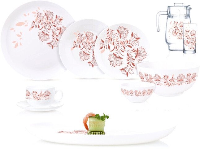 

Набор тарелок Luminarc Diwali Frescura Pink Q7907 (46 пр)