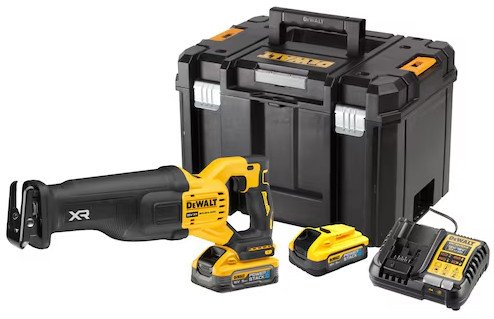 Сабельная пила DeWalt DCS386H2T (с 2-мя АКБ, кейс)