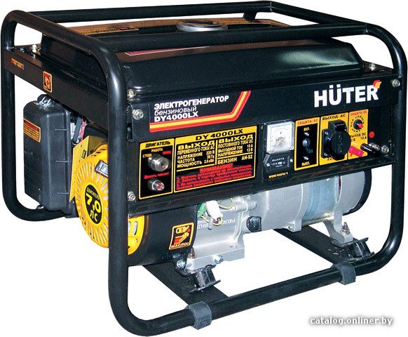 Бензиновый генератор Huter DY4000LX