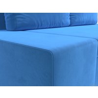 Диван Лига диванов Сан Марко 114010 (велюр, голубой)