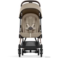 Коляска прогулочная «книга» Cybex Coya (cozy beige/rosegold frame)
