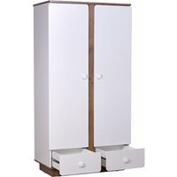 Шкаф распашной Polini Kids Ameli 4010 с ящиками 0002763.174 (белый/дуб крафт золотой)