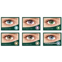 Контактные линзы Hera Elegance Aqua Sph -5 дптр 8.6 мм (голубой)