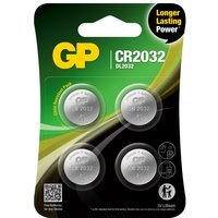 Батарейка GP Lithium CR2032 4 шт.