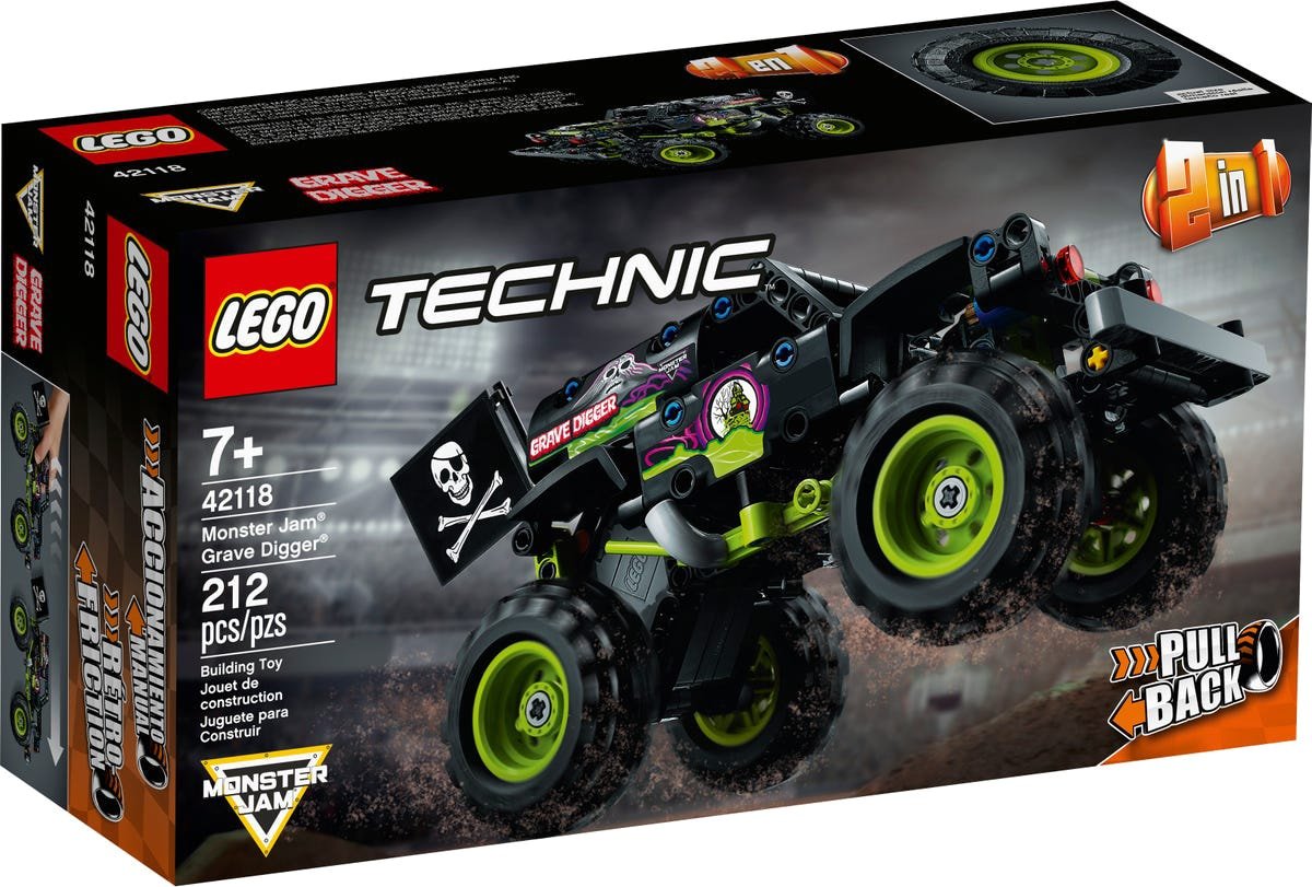 

Конструктор LEGO Technic 42118 Monster Jam Grave Digger