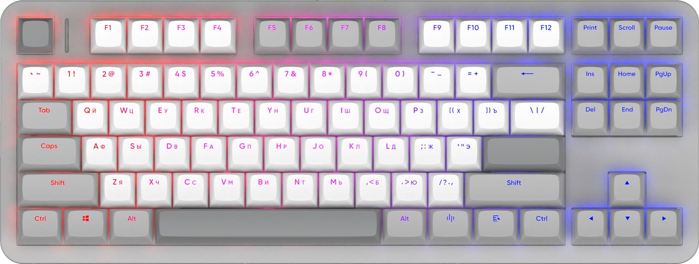 

Клавиатура Red Square Alumix TKL Gray Matter (g3ms Sapphire)