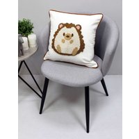 Чехол на подушку Matex Tufted Toys Ежик ALEX-56 (белый/светло-коричневый)