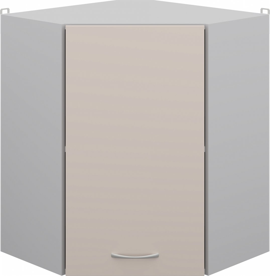 

Шкаф навесной Кортекс-мебель Корнелия Лира ВШУ угловой (капучино)