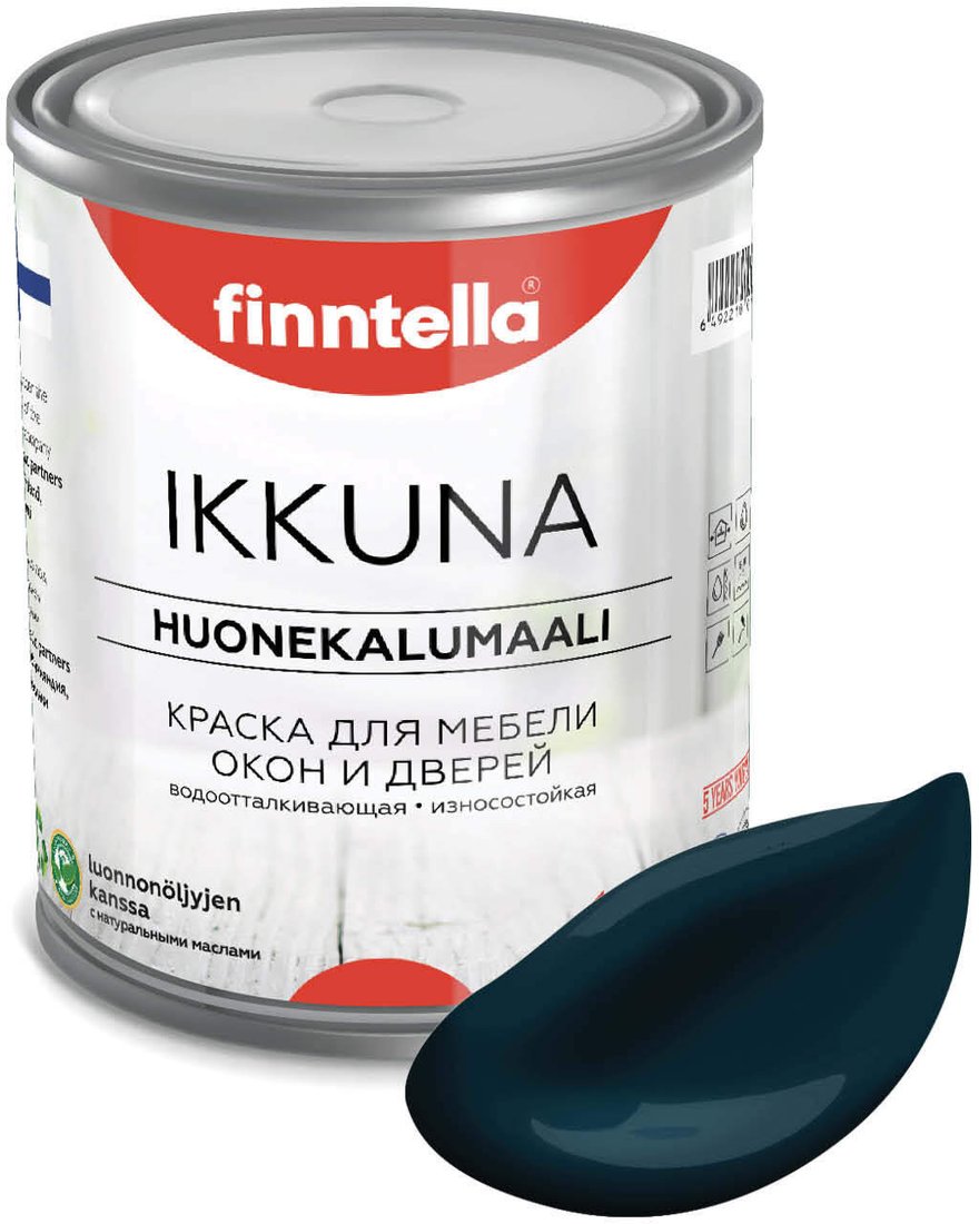 

Краска Finntella Ikkuna Ukonilma F-34-1-1-FL008 0.9 л (зеленый/синий)
