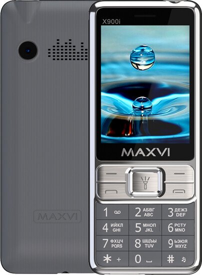 Кнопочный телефон Maxvi X900i (серый)