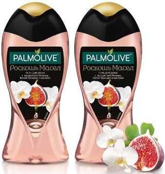Palmolive Гель для душа Роскошь масел. С экстрактами инжира, белой орхидеи и маслами 2x250 мл