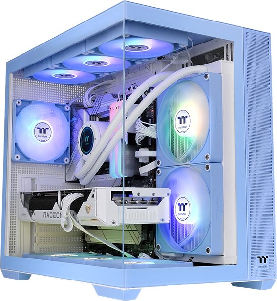 

Корпус Thermaltake View 380 TG ARGB Hydrangea Blue CA-1Z2-00MFWN-00