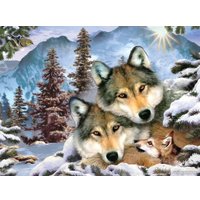 Пазл Prime 3D Super 3D Волчья гармония 15029 (500 эл)