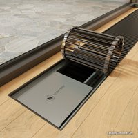 Внутрипольный конвектор Новатерм НТ-В-075/35/340 (черный)