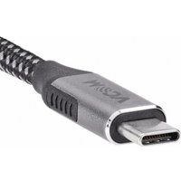 Кабель VCOM CU420M-1.8M USB 3.2 Gen2 Type-C - USB 3.2 Gen2 Type-C (1.8 м, черный)