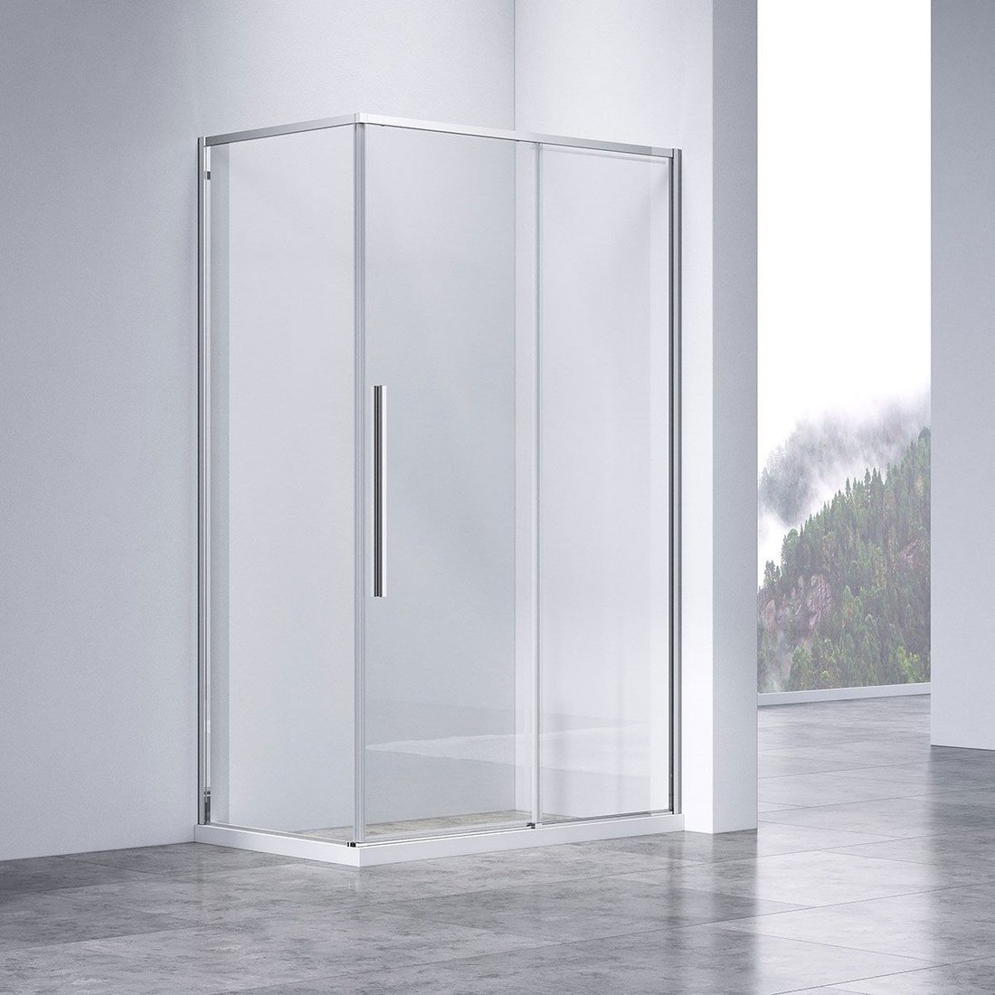 Душевой уголок Vincea Slim-N VSR-4SN8012CL