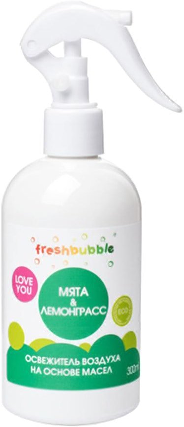 

Освежитель воздуха Freshbubble Экологичный мята и лемонграсс 300 мл