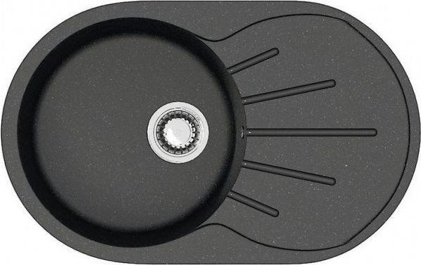 

Кухонная мойка MARRBAXX Карельский камень модель 110/Q4 F110Q004 (черный)