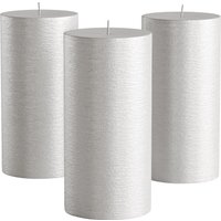 Набор свечей Мелт 150 мм (3 шт, серебряный)