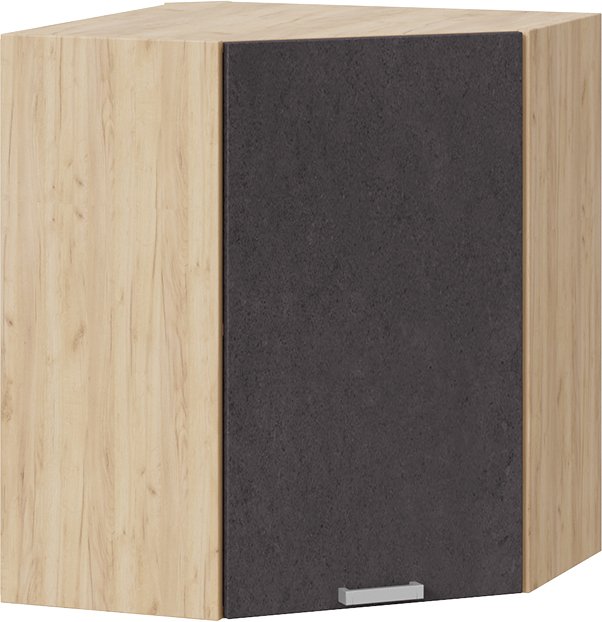 

Шкаф навесной Трия Гранита 1В6У (дуб крафт золотой/бетон графит)