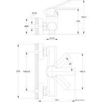 Смеситель Cersanit Smart 64511