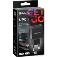 Сетевое зарядное Defender UPC-21