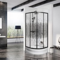 Душевой уголок Мономах 80/180 МЗ BL