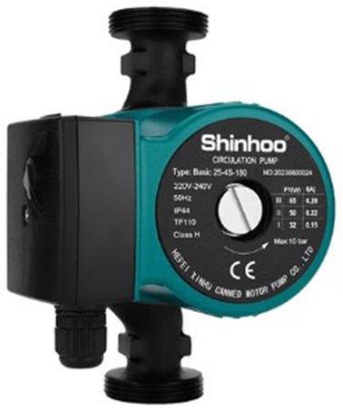 

Циркуляционный насос Shinhoo Basic 25-4S-180 (с гайками)