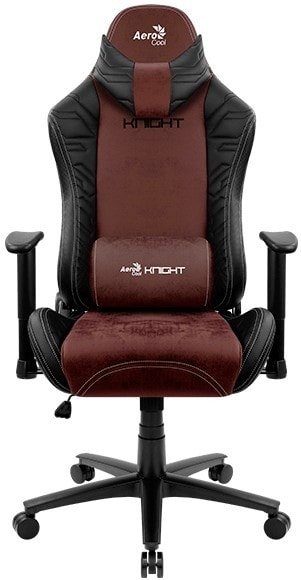 

Игровое (геймерское) кресло AeroCool Knight Burgundy Red (черный/красный)