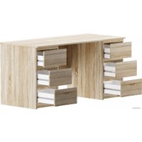 Стол Mio Tesoro Кастор 6 ящиков 151x65 2.03.06.040.3 (дуб сонома)