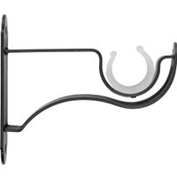 Карниз для штор Sundays Home Волна Имидж 25мм однорядный (черный матовый, 3м)