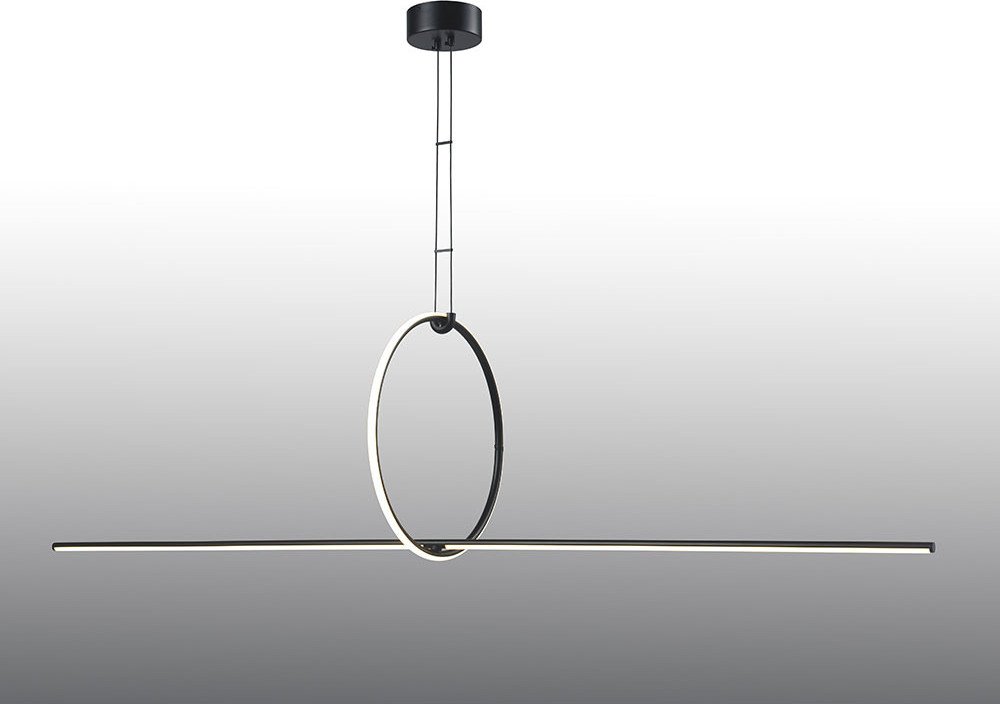 

Подвесная люстра iLedex Zoom 10339P/A2-35W-3000K BK-WH