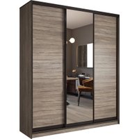 Шкаф-купе Евва 233 TTG.12 АЭП ШК.3.01 (дуб трюфель/венге глянец)