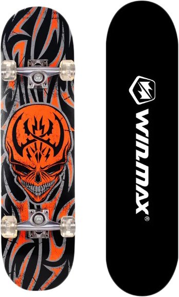 

Скейтборд WIN.MAX WME05220Z4 (red skull)