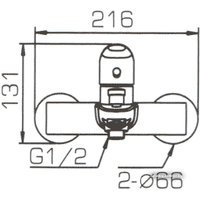 Смеситель Bravat Drop F64898C-01A