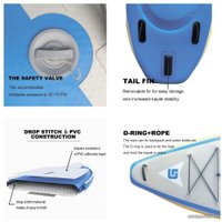 Байдарка GUETIO GT305KAY Inflatable Single Seat Fishing Kayak