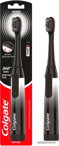 Электрическая зубная щетка Colgate 360 Sonic (древесный уголь)