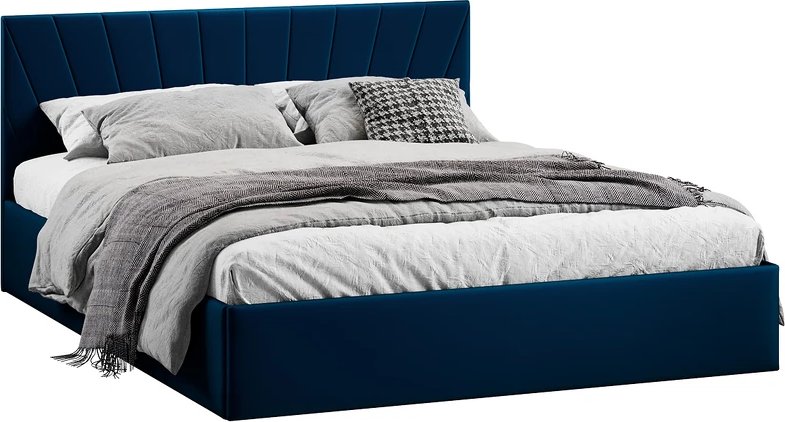 

Кровать Трия Эвори Тип 1 с подъемным механизмом 160x200 (велюр Confetti Blue)