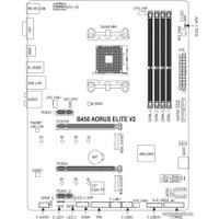 Материнская плата Gigabyte B450 Aorus Elite V2 (rev. 1.0)
